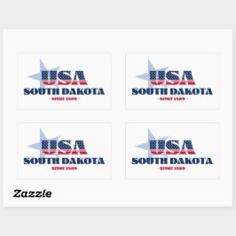 South Dakota Mijn Sticker van de thuisstaat