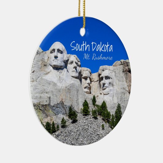 South Dakota Mount Rushmore Keramisch Ornament (Rechts)