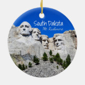 South Dakota Mount Rushmore Keramisch Ornament (Achterkant)