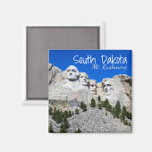 South Dakota Mount Rushmore Magneet (Voorkant / Achterkant)