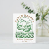 South Dakota Mount Rushmore State Reis Briefkaart (Staand voorkant)