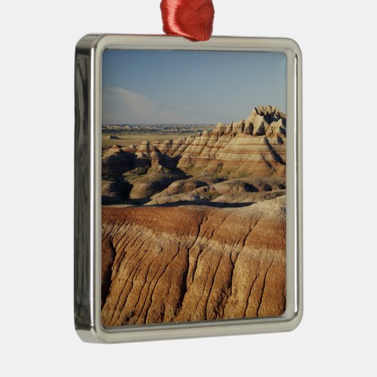 South Dakota, nationaal park Badlands, Badlands Metalen Ornament (Rechts)