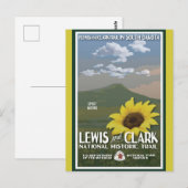  South Dakota National Park Travel Briefkaart (Voorkant / Achterkant)