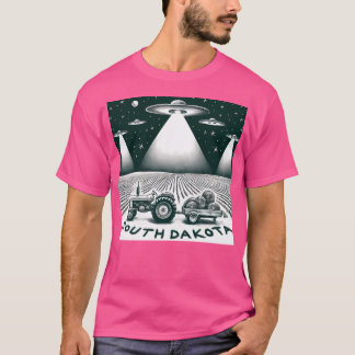 South Dakota Night Skies, waar de aarde de unk ont T-shirt