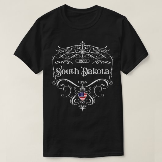 South Dakota ontwerp 1 T-shirt (Design voorkant)