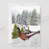 South Dakota Pheasant-kerstvlakte Kaart (Voorkant)