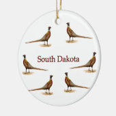 South Dakota Pheasants Keramisch Ornament (Links)