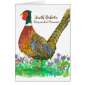 South Dakota Ring Necked Pheasant Blank (Voorkant)