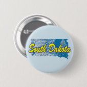 South Dakota Ronde Button 5,7 Cm (Voorkant /achterkant)