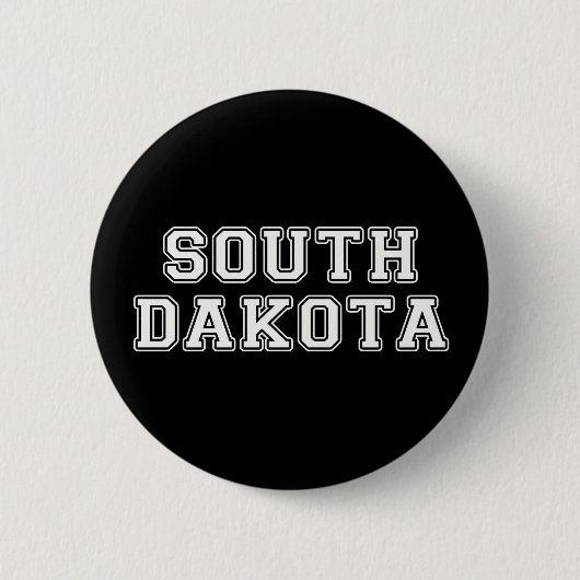 South Dakota Ronde Button 5,7 Cm (Voorkant)