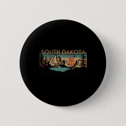South Dakota Ronde Button 5,7 Cm (Voorkant)