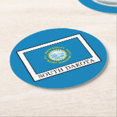 South Dakota Ronde Kartonnen Onderzetter (Gebogen)