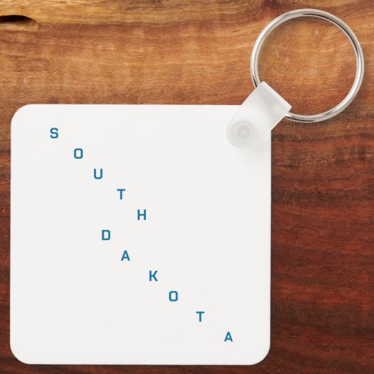 South Dakota Sleutelhanger (Achterkant)
