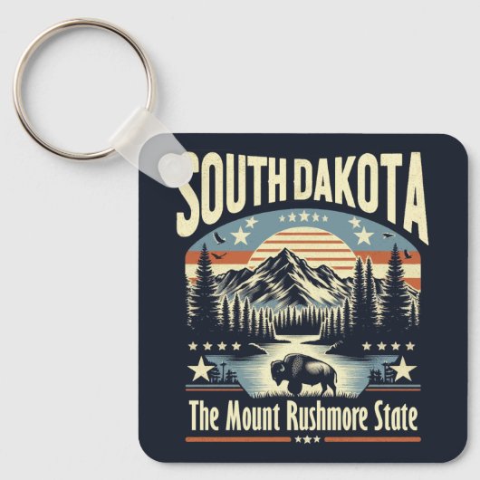 South Dakota Sleutelhanger (Voorkant)