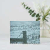 South Dakota Snowstorm Briefkaart (Staand voorkant)