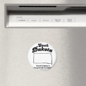 SOUTH DAKOTA - "SOUTH DAKOTA STATE MOTTO" T-shirts Magneet (Insitu (Vaatwasser))