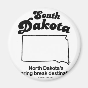 SOUTH DAKOTA - "SOUTH DAKOTA STATE MOTTO" T-shirts Magneet