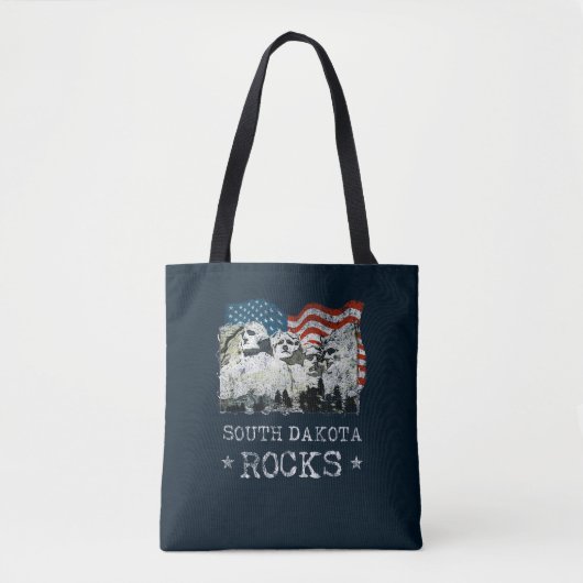 South Dakota Souvenir Gifts Mt. Rushmore Tote Bag (Voorkant)