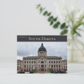 South Dakota State Capitol Pierre South Dakota Briefkaart (Staand voorkant)