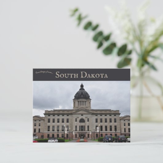 South Dakota State Capitol Pierre South Dakota Briefkaart (Staand voorkant)