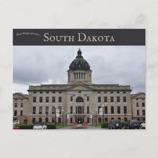 South Dakota State Capitol Pierre South Dakota Briefkaart (Voorkant)