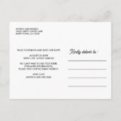 SOUTH DAKOTA State Destination Weddenschap IEDERE  Aankondigingskaart (Achterkant)