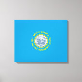 South Dakota State Flag Design Decor Canvas Afdruk (Voorkant)