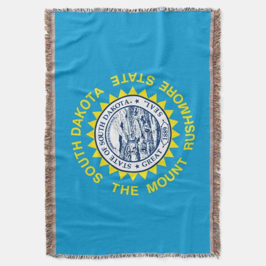 South Dakota State Flag Design Decor Deken (Voorkant Verticaal)