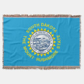 South Dakota State Flag Design Decor Deken (Voorkant)