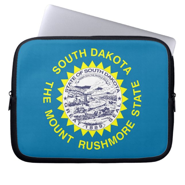 South Dakota State Flag laptophoes Laptop Sleeve (Voorkant)
