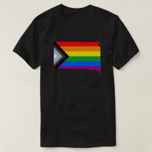 South Dakota State Pride LGBTQ Progress Pride T-shirt