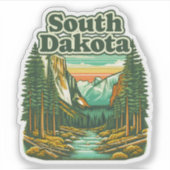 South Dakota Sticker (Voorkant)