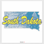 South Dakota Sticker (Vel)