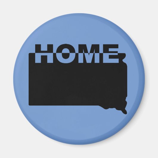 South Dakota Thuis Weg Van Staat Koelkastmagneet Magneet (Voorkant)