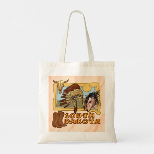 South Dakota Tote Bag (Achterkant)