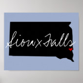 South Dakota Town Poster (Voorkant)