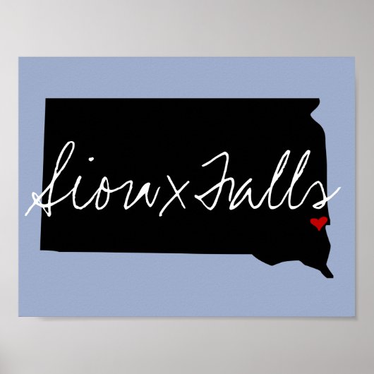 South Dakota Town Poster (Voorkant)