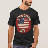 South Dakota United States of America T-shirt (Voorkant)