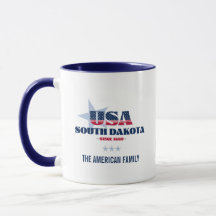 South Dakota USA 1889 gepersonaliseerd