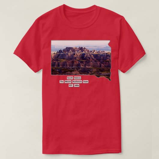 South Dakota USA 4 T-shirt (Design voorkant)