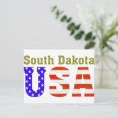 South Dakota USA. Briefkaart (Staand voorkant)