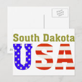 South Dakota USA. Briefkaart (Voorkant / Achterkant)