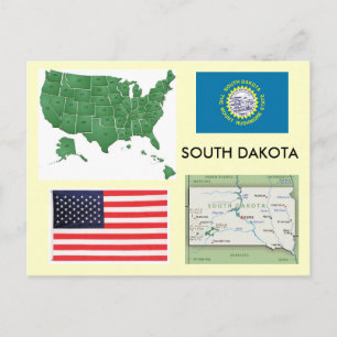 South Dakota, Verenigde Staten Briefkaart