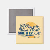 South Dakota Verenigde Staten Magneet (Voorkant / Achterkant)