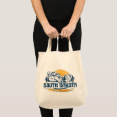 South Dakota Verenigde Staten Tote Bag (Voorkant (product))