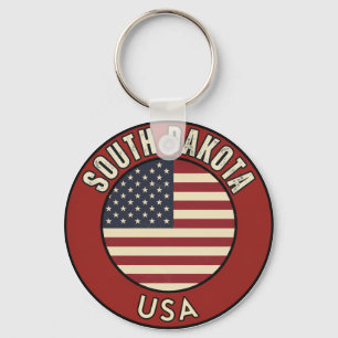 South Dakota Verenigde Staten van Amerika Sleutelhanger