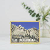 South Dakota Vintage Travel Briefkaart (Staand voorkant)