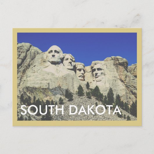 South Dakota Vintage Travel Briefkaart (Voorkant)