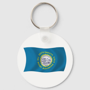 South Dakota Vlag Sleutelhanger