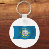 South Dakota Vlag Sleutelhanger (Voorkant)
